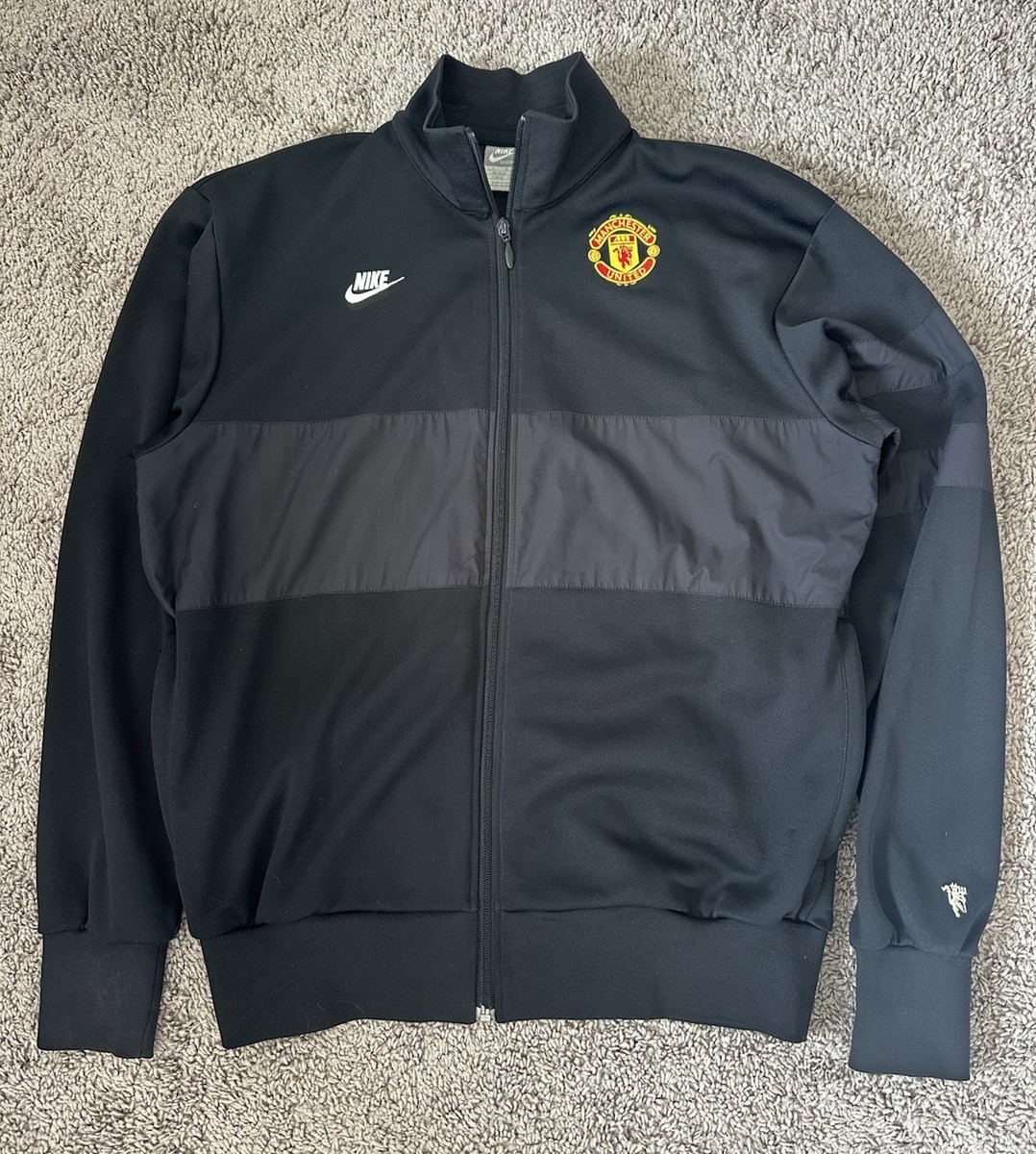 Nike Manchester United N98 Men's Track Jacket Black Size L | eBay