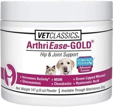 Vet Classics ArthriEase-Gold Hip & Joint Support for Dogs, Cats– Pet Health S...