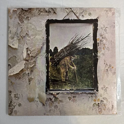 Led Zeppelin IV ZOSO 1971 Early Press Vinyl LP Atlantic SD19129 EX/EX Pecko Duck