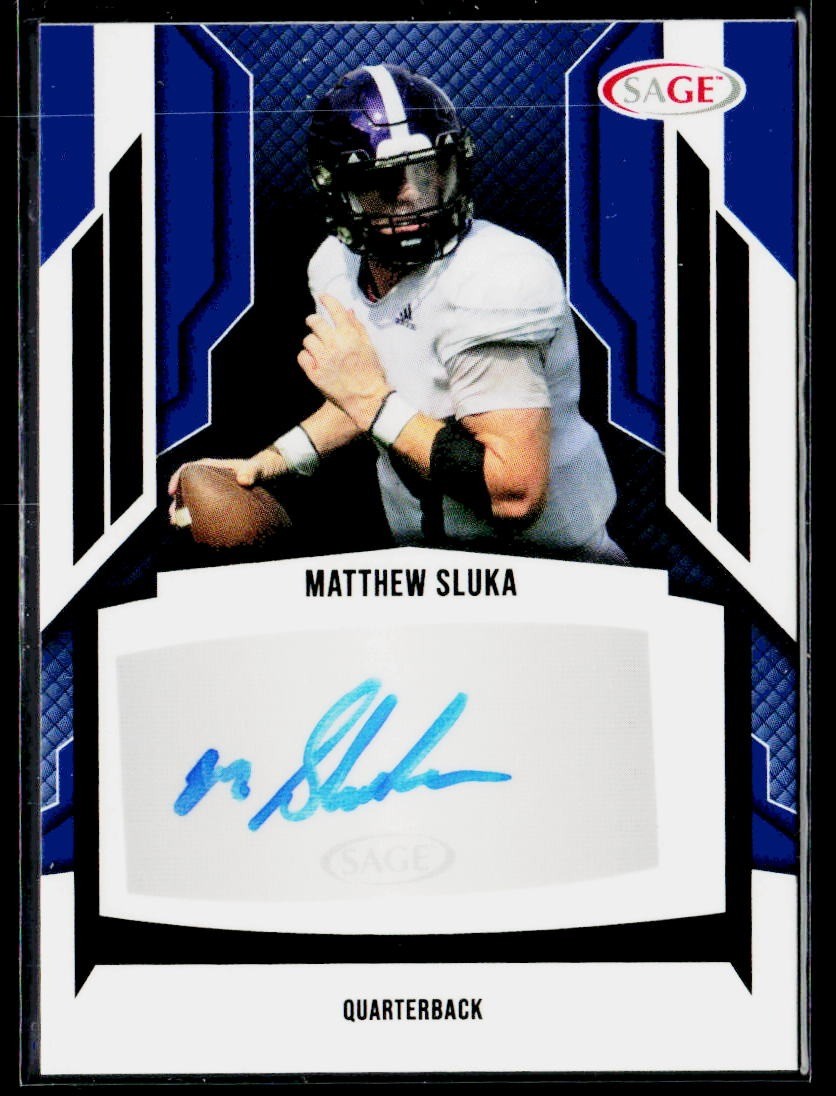 2024 SAGE HIT Matthew Sluka #A-MS Autographs Black (Low Series)