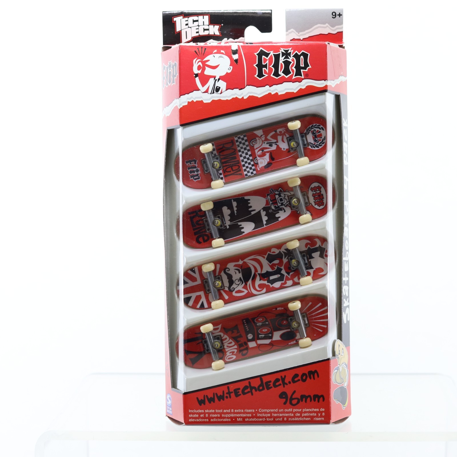 Tech Deck Flip 4 Pack Skateboard 96mm New NIP 2006