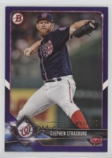 2018 Bowman Purple 83/250 Stephen Strasburg #30 11pj