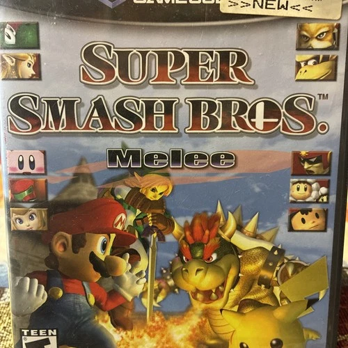 Super Smash Bros Melee (Nintendo GameCube) Game and Case