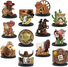 12 Pcs Western Centerpieces Wild West Party Decorations 3.94 Inches Christmas