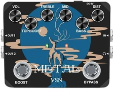 VSN Heavy Metal Distortion Guitar Pedal with 80s or 90s Metal Sounds Crazy Sound
