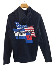  149  Tommy Jeans Flag Graphic Logo Hoodie Sweatshirt Euro Version Large  NWT