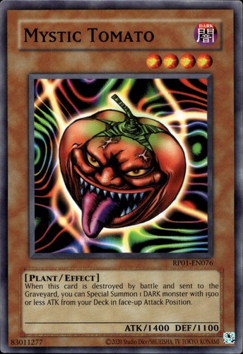 Mystic Tomato Retro Pack 1 2024 Common RP01-EN076 Yu-Gi-Oh!