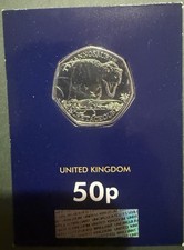 2024 Tyrannosaurus Rex T-Rex 50p Coin – Change Checker Certified BU Dinosaur