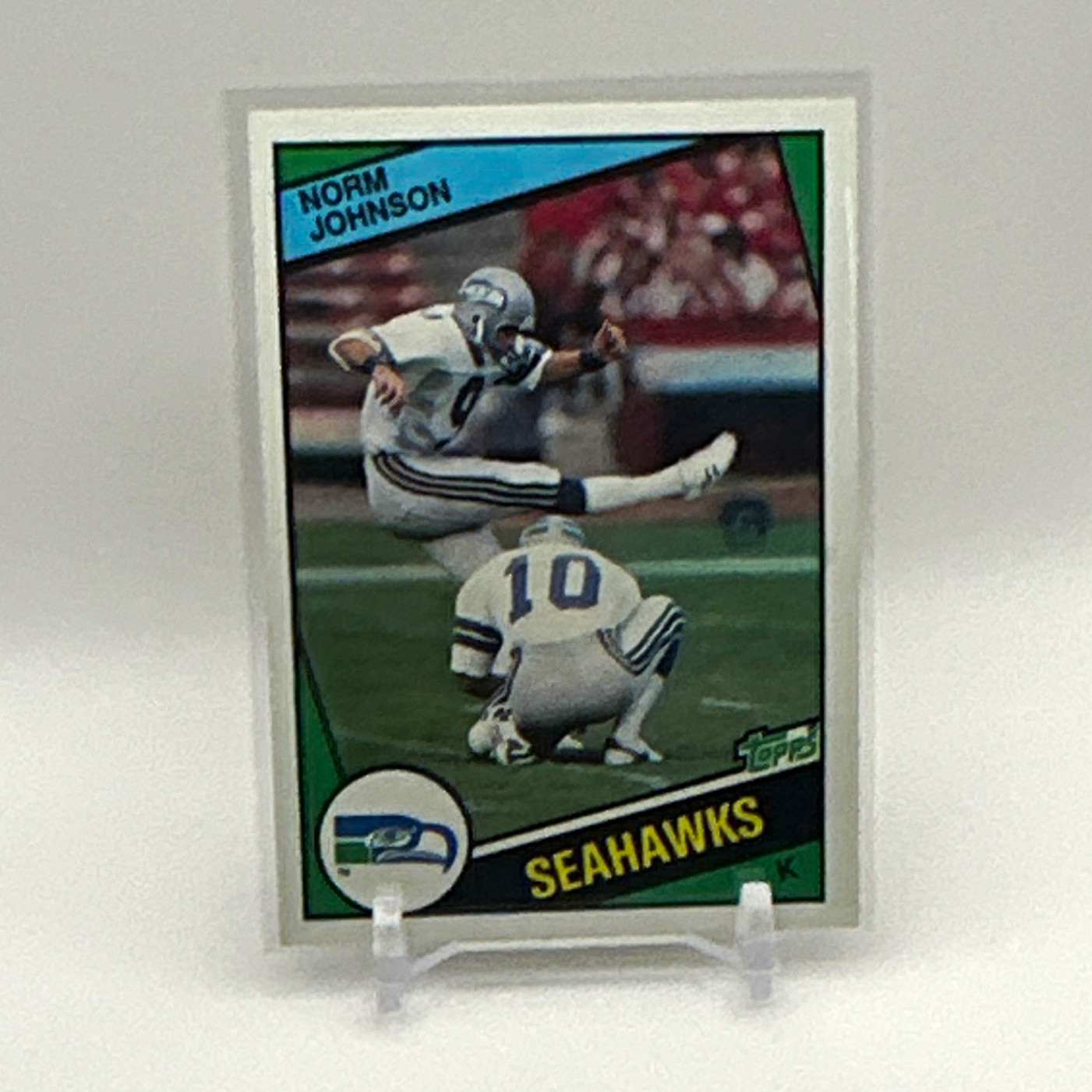Topps Vintage 1984 Norm Johnson Seattle Seahawks #194 NFL Football Card Base