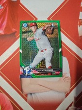 2018 Bowman Chrome Base Green Mojo Refractor 1st Rookie Spencer Howard /99