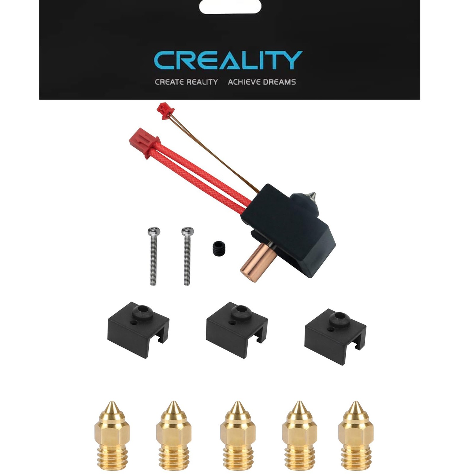 Kit Chauffage Creality Ender 3 S1 Impression Nylon Pro 300°C Amélioration Tête de Lecture 3D