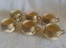 Shozan Occupied Japan Set Of 6 Tea Cups