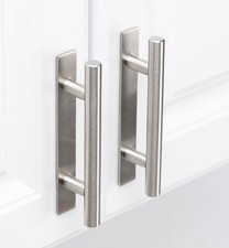 Adhesive Cabinet Handles 5" No Drilling Stick On Handle for Drawers Doors W...