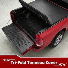 Tri-fold Tonneau Cover In Soft Material For 2007-2021toyota Tundra 5.5 Bed