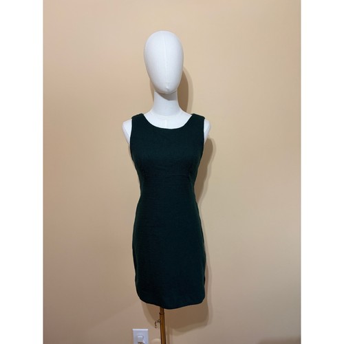 Alberta Ferretti, Abito Vintage Philosophy di Alberta Ferretti Verde Lana Vergine Taglia 10 Ottimo
