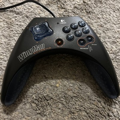Logitech Wingman Extreme Gamepad USB Controller   With USB Adapter Attachment