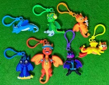 Kids Heart Challenge 7 Dragon Keychain / Backpack Clips  American Heart Assoc.