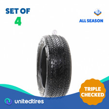 Set Of 4 Used 21555r16 Bridgestone Weatherpeak 93h - 7.532 Set Of 4 Used 21555r16 Bridgestone Weatherpeak 93h - 7.532