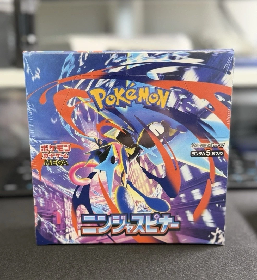 NINJA SPINNER M4 BOOSTER BOX MEGA EVOLUTION EX IN STOCK POKEMON