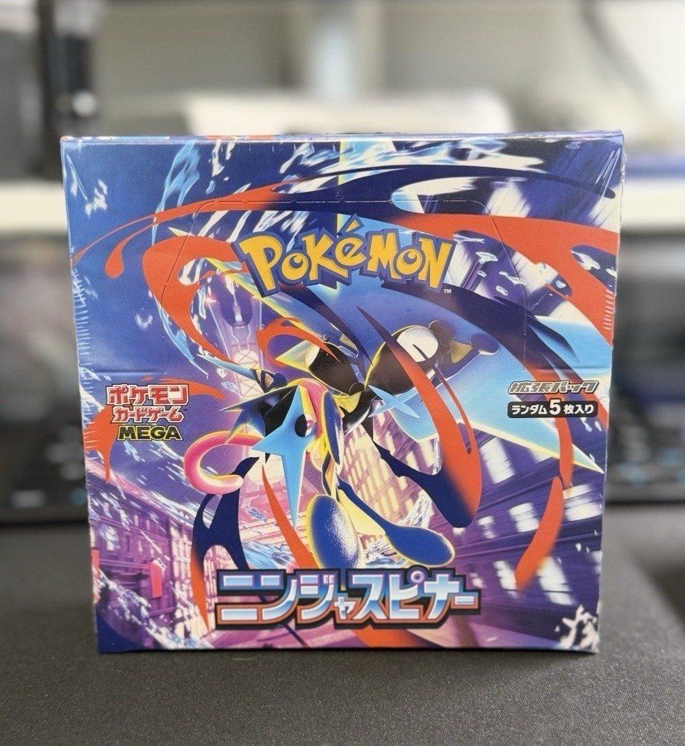NINJA SPINNER M4 BOOSTER BOX MEGA EVOLUTION EX IN STOCK POKEMON CARD JAPANESE