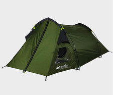 Eurohike Backpacker DLX 2 Person Tent Camping Green Carry Bag Compact #C182