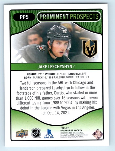 2021-22 Parkhurst Hockey ROOKIE & PROMINENT PROSPECT Inserts - Buy 3, Get 2 Free - Picture 91 of 107