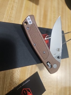 COBRATEC BAR LOCK KNIFE * MOCHA NEW SCOUT KNIFE