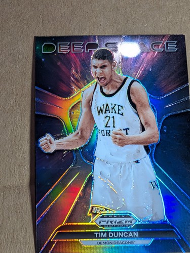 Tim Duncan [Silver] #24 2024 Panini Prizm Draft Picks Deep Space card