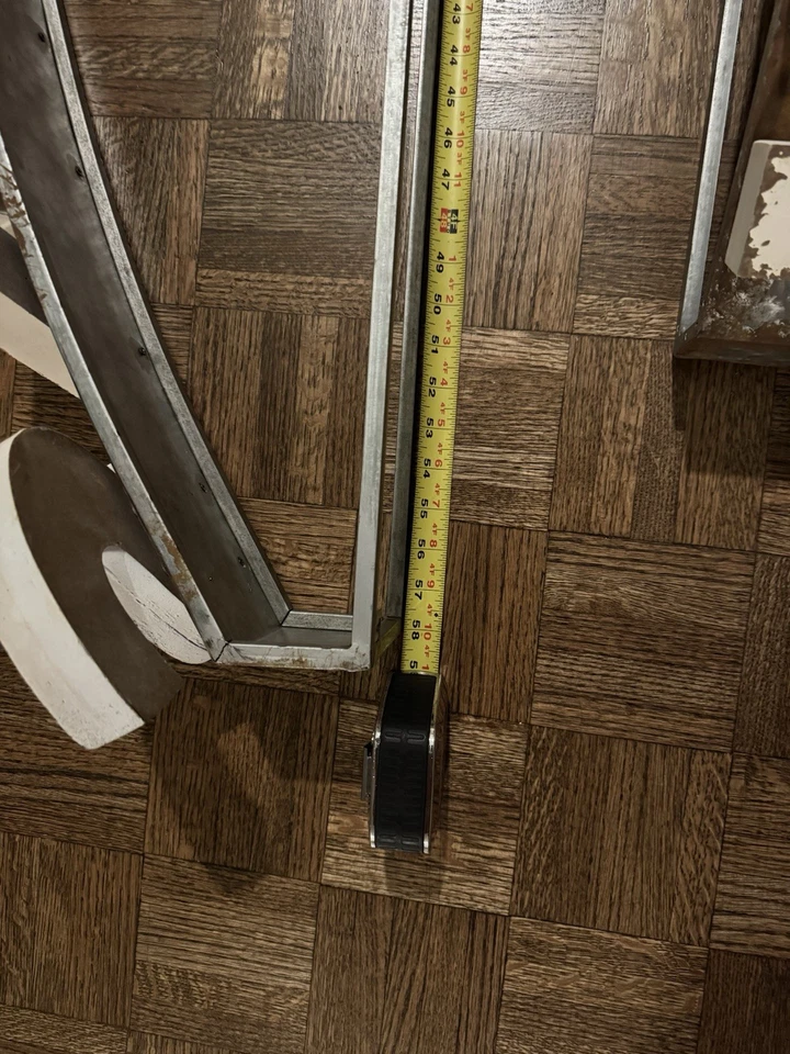 HUGE 59” New w/h Tag ($399!) Merry Christmas Wood And Metal Sign - Image 4 of 4