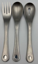 Robert Welch Design Williams Welch 18/10 Pendulum Frosted Flatware Serving Set 3
