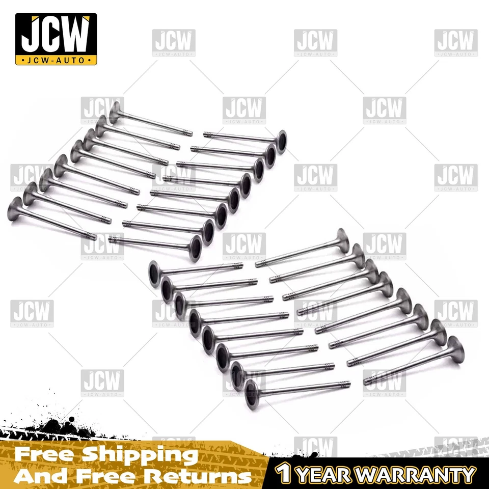 Juego de 32 válvulas de entrada y salida para BMW X5 X6 750i F06 N63N F12 F13 S63N 4,4 4,0 L Foto 4 de 4