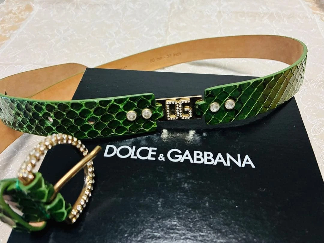 Dolce & Gabbana ヘビ革ベルト 80cm Dolce&Gabbana Snakeskin Belts for Women for sale | eBay
