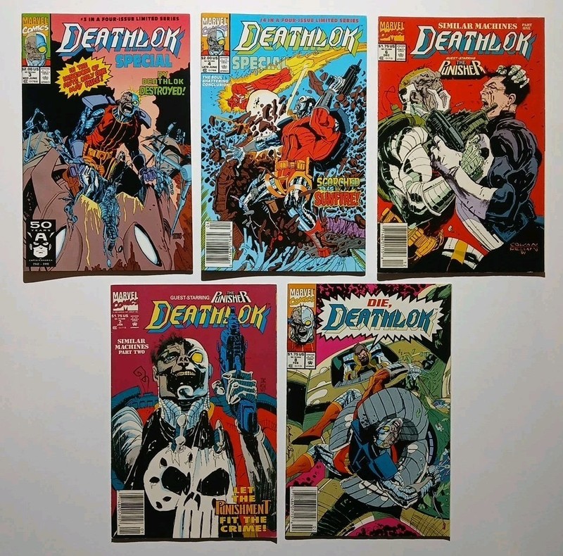 Deathlok Marvel Comic Book Lot