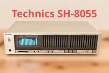 Technics Sh-8055 Equalizzatore grafico vintage EQ argento 12 bande/CH 1983 AC100V