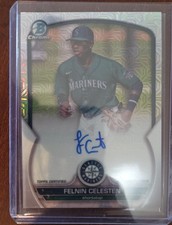 2023 Bowman Chrome - Mega Box Chrome Mojo Autographs Felnin Celesten #BCMA-FC...