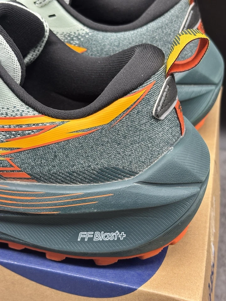 ASICS Men's Trabuco Max 4 Running Shoes, Cold Moss/Nova Orange - Mens 10.5 US - Image 2 of 4