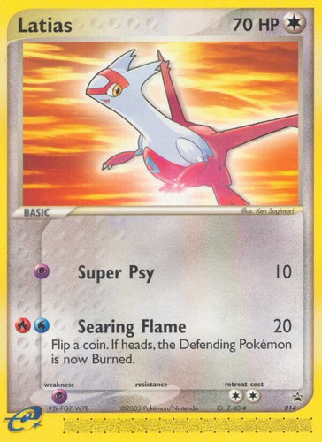 Pokemon Latias Nintendo: Black Star Promos 014 MP Nintendo Promos Promo