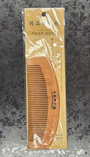 Natural Wooden Hair Comb Anti-Static Wide Tooth Smooth Beard Hair Care