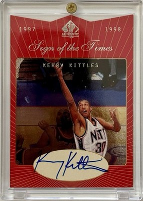 1997-98 SP Authentic - Sign of the Times, Kerry Kittles, Autograph KK
