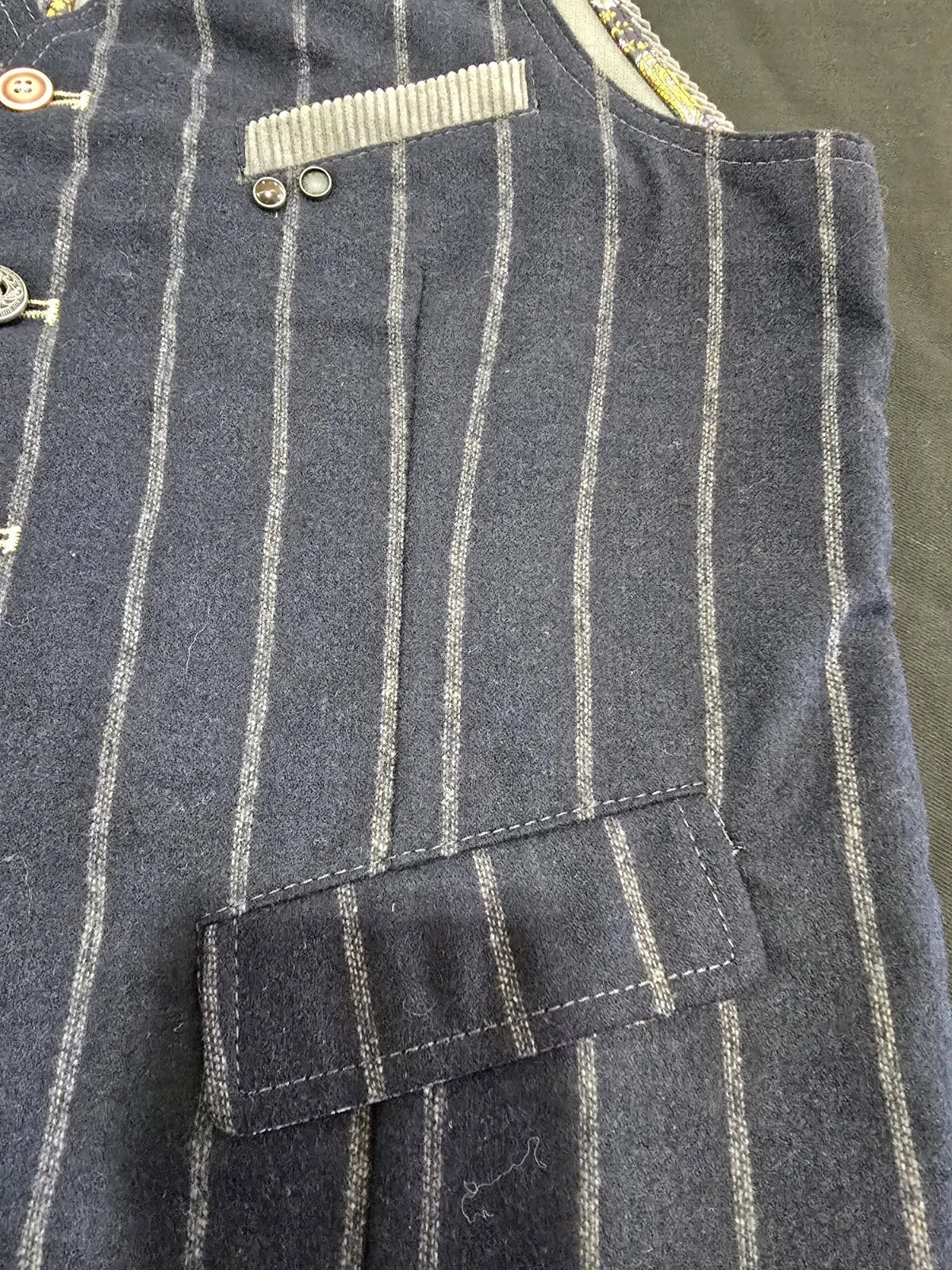 Garry's Earth Vest Handcrafted Made In Italy Size M Cod.21 image 5