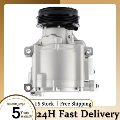 A/C Compressor with 4-Groove For Subaru Impreza Legacy Outback 2005-2009 H4 2.5L