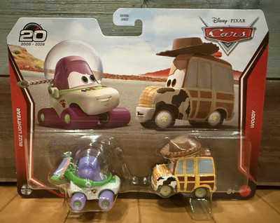 2026 Mattel Disney Pixar Cars 20th Anniversary Toy Story 5 Buzz & Woody 2-Pack
