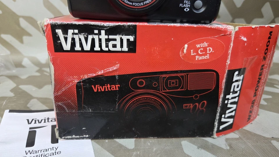 35 mm Camera Vivitar WZ28 28 to 52mm Point and Shoot  Zoom Lens Tested Functions - Image 3 of 4