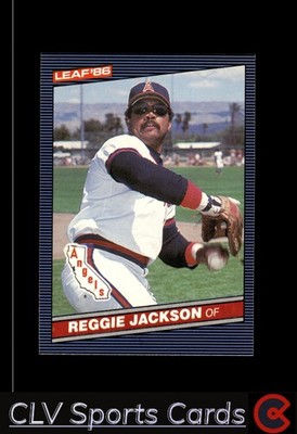 1986 Leaf #173 Reggie Jackson