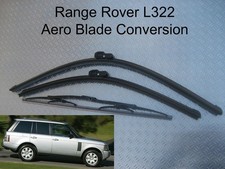AERO FLAT Front Rear Wiper Blades Range Rover L322 2002 - 2012 YES THEY DO EXIST