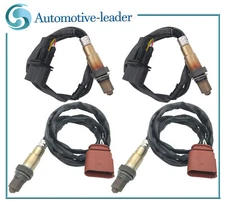 4Pcs Upstream&Downstream Oxygen Sensor For VW Touareg 2004 2005 2006 2007 4.2L