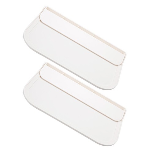 2 Pcs Storage Shelf Folding Wall Floating Shelves for Mounted