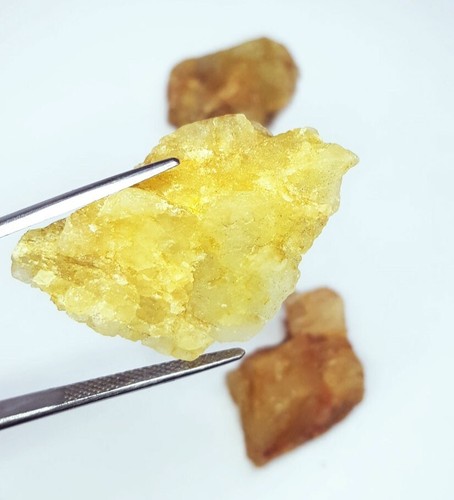 Lote áspero de piedras preciosas sueltas de berilo amarillo natural de 114,42 quilates sin tratar sin cortar - Imagen 7 de 9