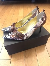 Just Cavalli Designer Women  s Shoes High-Heel/Pumps Size 39