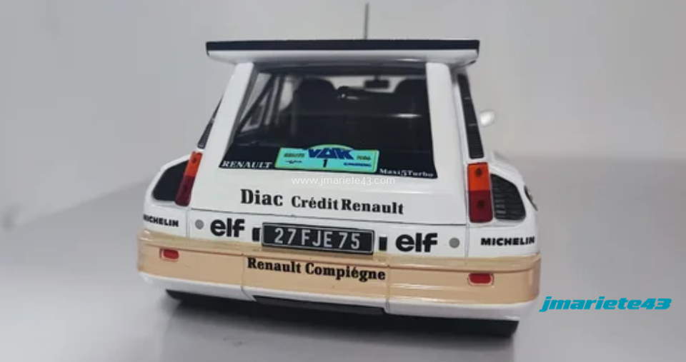 Renault 5 Maxi Rally du Var 1986 1/18 no Norev (Neu (gemäss